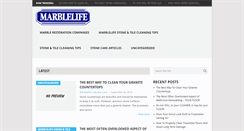 Desktop Screenshot of marblelifenews.com