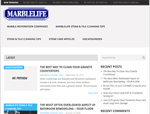 Tablet Screenshot of marblelifenews.com
